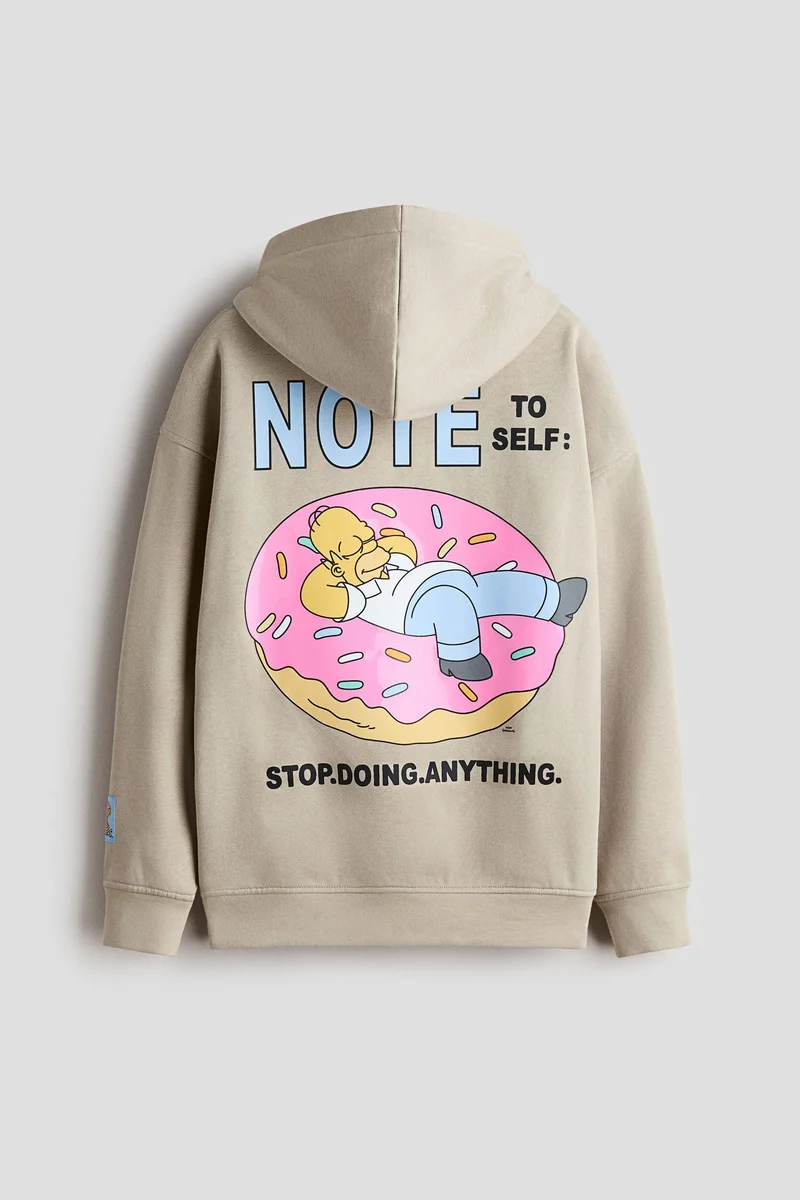 اتش اند ام هودي مزين بطبعة